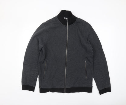 Mens UK Size M NEXT Grey Full Zip Sweatshirt