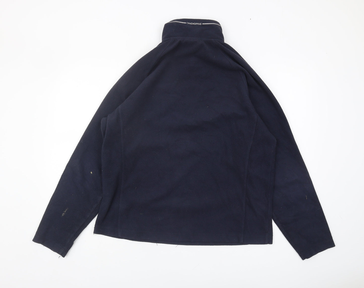 Mens UK Size L Craghoppers Blue 1/2 Zip Sweatshirt
