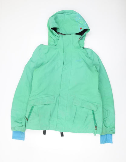 O'Neill Women's Green XL Ski Jacket with Hood