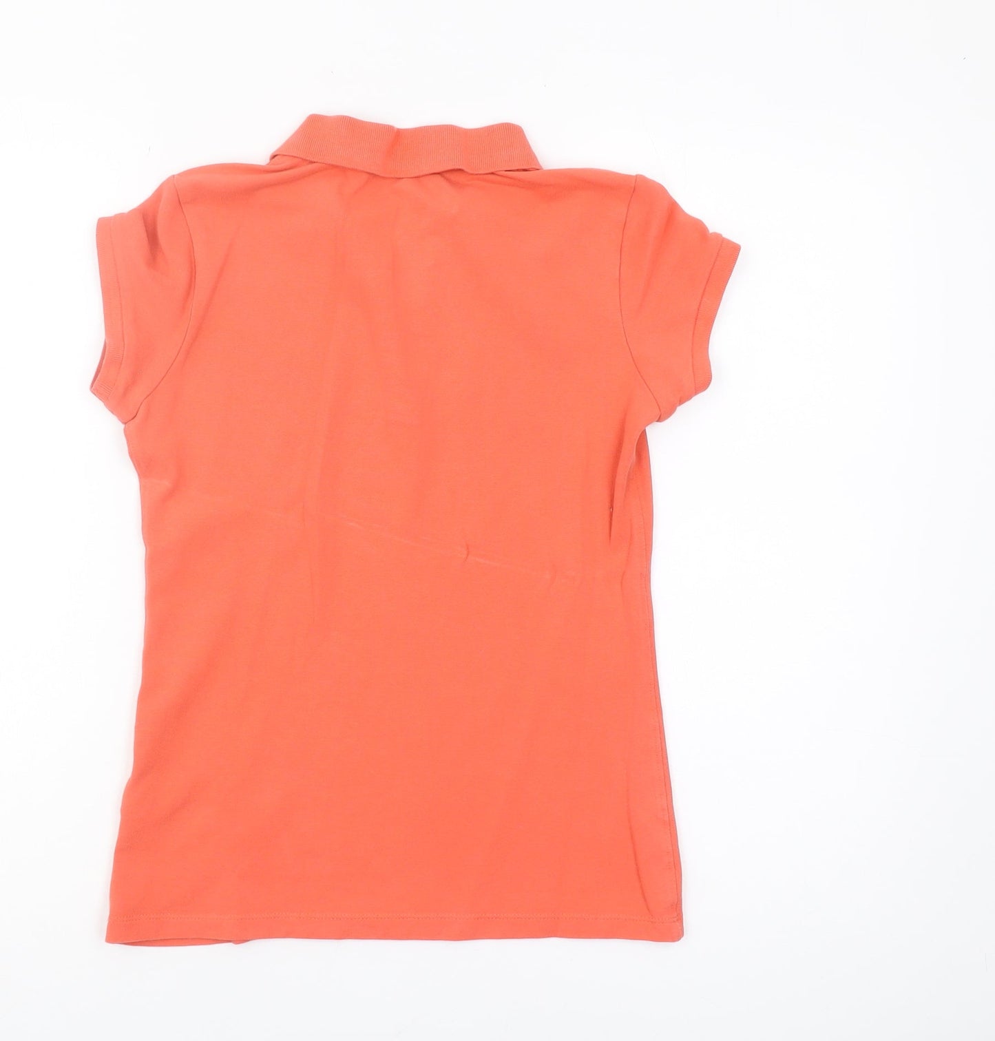 Womens UK Size XS Calvin Klein Jeans Orange  Polo