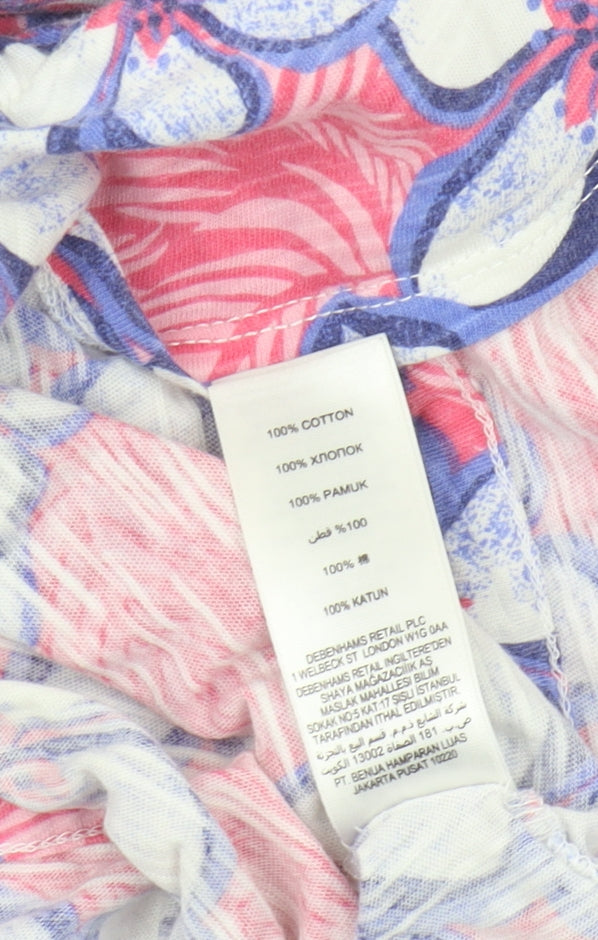 Mandaray Women's Multicoloured Floral Tank, Size 10