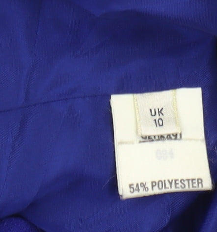 Womens UK Size 10 Viyella Regular Blue Blazer