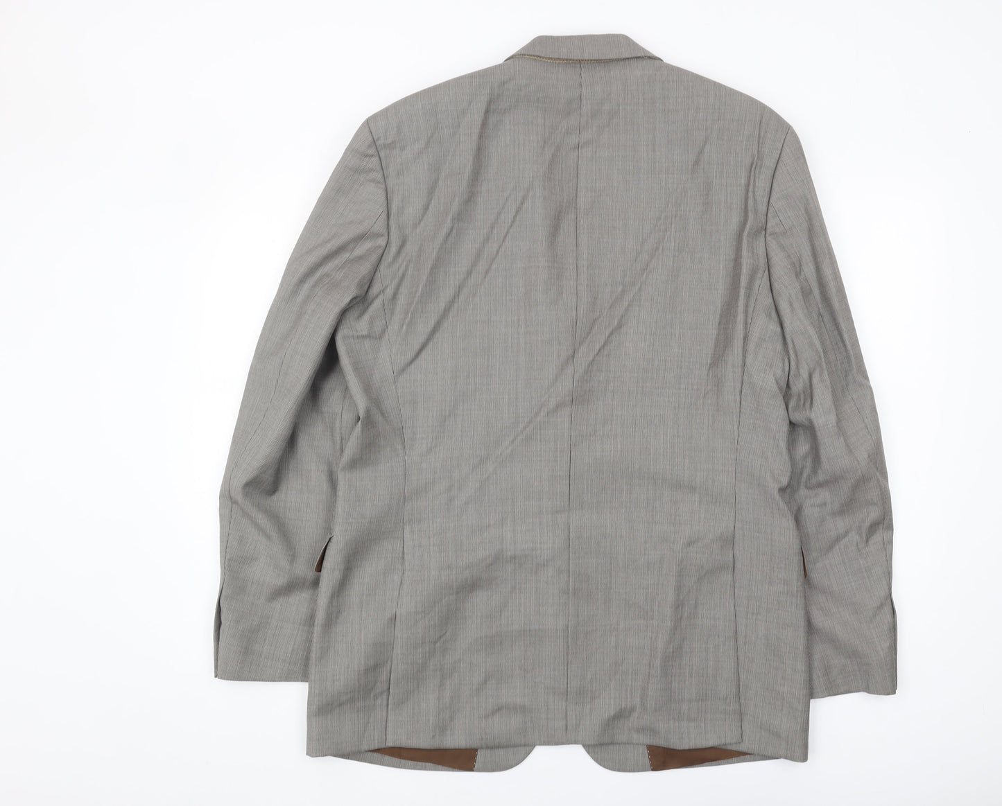 Mens UK Size 40 HUGO BOSS Regular Grey Suit Jacket