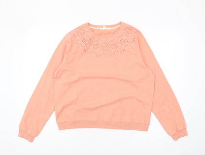 Marks and Spencer Women’s Pink Pullover Sweatshirt Size 12