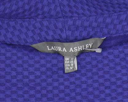 Laura Ashley Purple Dress, Women, Size 12, Cowl Neck