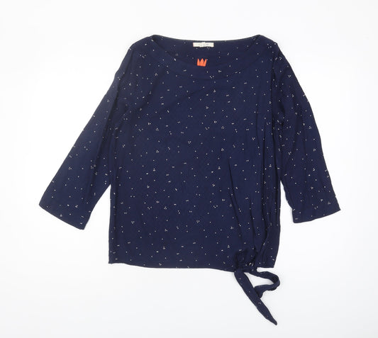 Womens UK Size 10 White Stuff Blue  Blouse