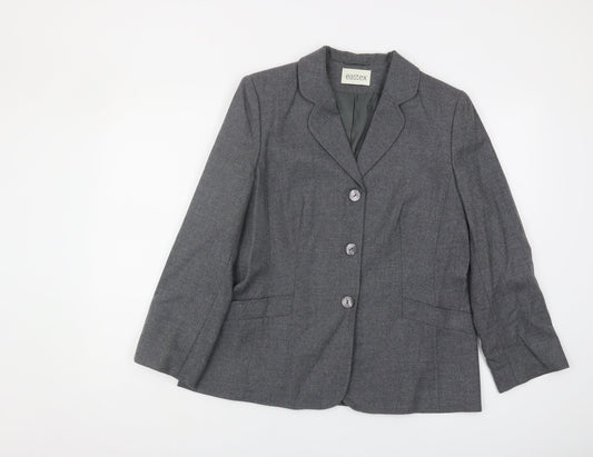 Eastex Women's Grey Blazer Size 12