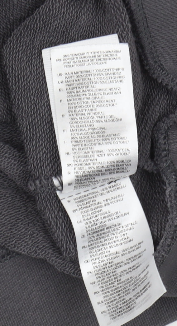 Mens UK Size XS adidas Grey Pullover Sweatshirt
