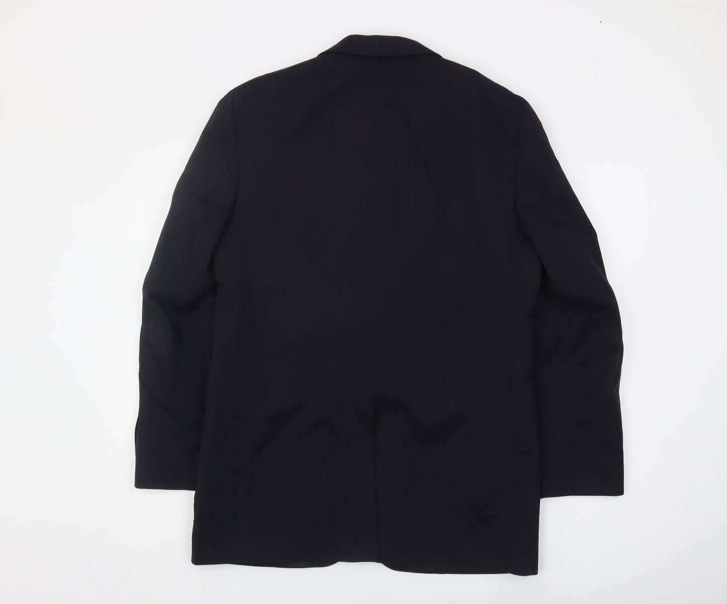 Mens UK Size 38 Jeff Banks Regular Blue Suit Jacket