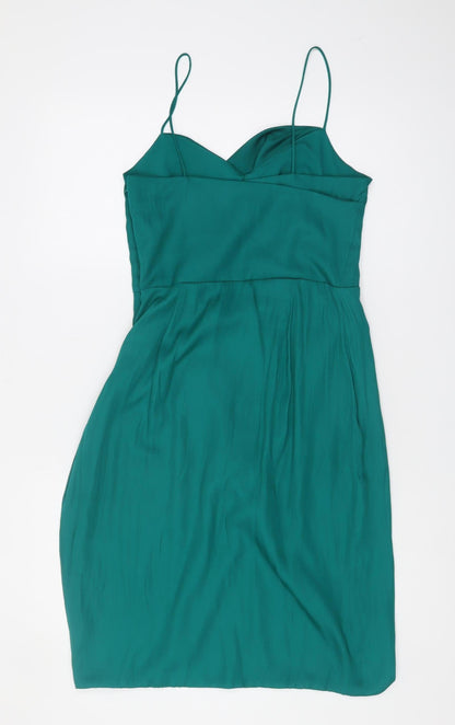 Banana Republic Women's Green Slip Dress - Size 4