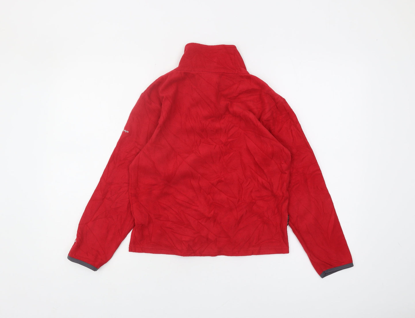 Trespass Boys Red Fleece Sweatshirt 11-12 Yrs Pullover Style