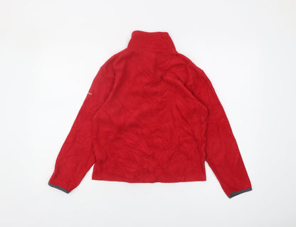 Trespass Boys Red Fleece Sweatshirt 11-12 Yrs Pullover Style