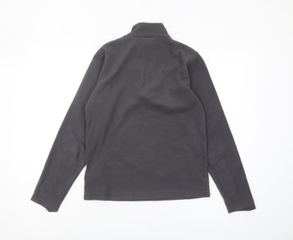 Mountain Warehouse Boys Grey Fleece Sweatshirt, Size 11-12, 1/2 Zip