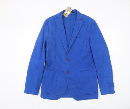 Mens UK Size S Jaeger Regular Blue Suit Jacket