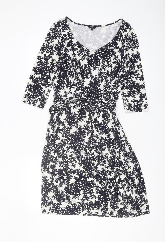 Hobbs Women's Multicoloured Wrap Dress Size 12