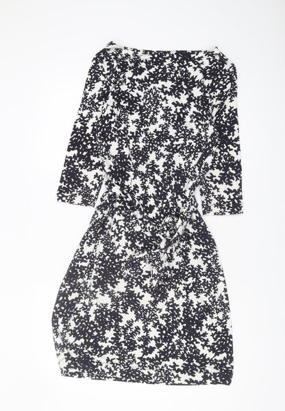 Hobbs Women's Multicoloured Wrap Dress Size 12