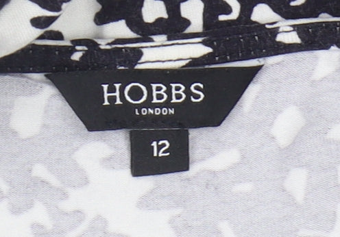 Hobbs Women's Multicoloured Wrap Dress Size 12