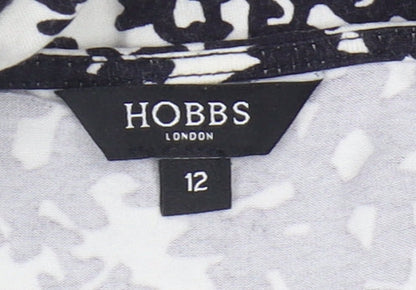 Hobbs Women's Multicoloured Wrap Dress Size 12