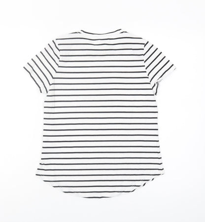 Womens UK Size 2XS Banana Republic White Basic T-Shirt