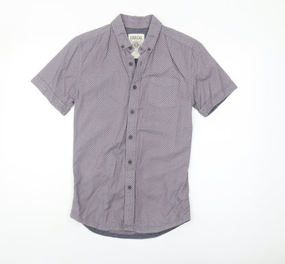 SoulCal Men's Grey XS Short Sleeve Button-Up Shirt
