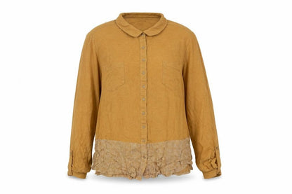 Womens UK Size 10 White Stuff Brown Tunic Button-Up