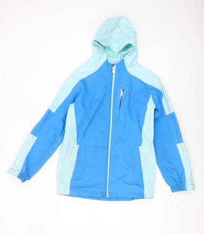 Regatta Boys Blue Waterproof Jacket 11-12 Years Hooded