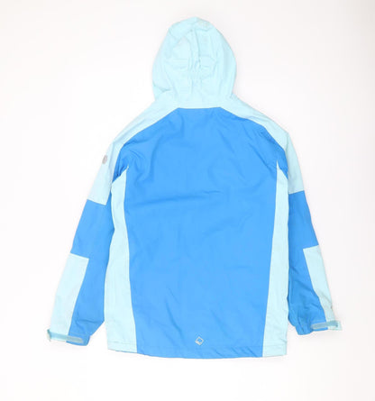 Regatta Boys Blue Waterproof Jacket 11-12 Years Hooded