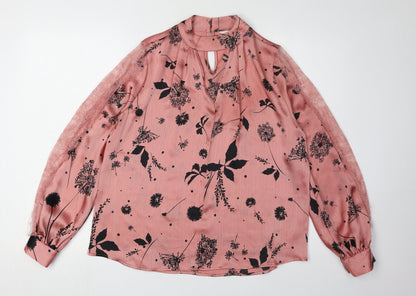 Womens UK Size 8 NEXT Pink  Blouse