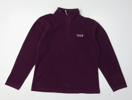 Regatta Women's Purple Fleece Sweatshirt Size 12
