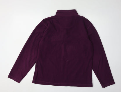 Regatta Women's Purple Fleece Sweatshirt Size 12