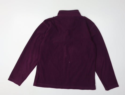 Regatta Women's Purple Fleece Sweatshirt Size 12