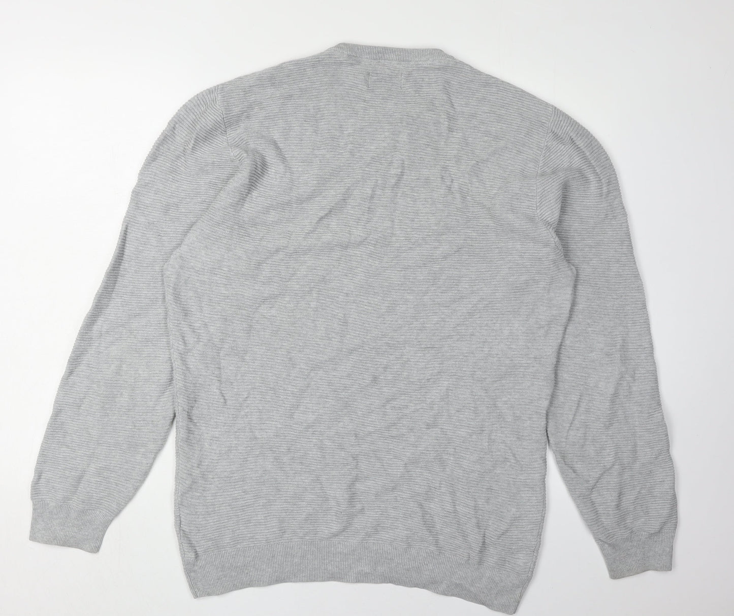 Greenwoods Men's Grey Pullover Jumper L