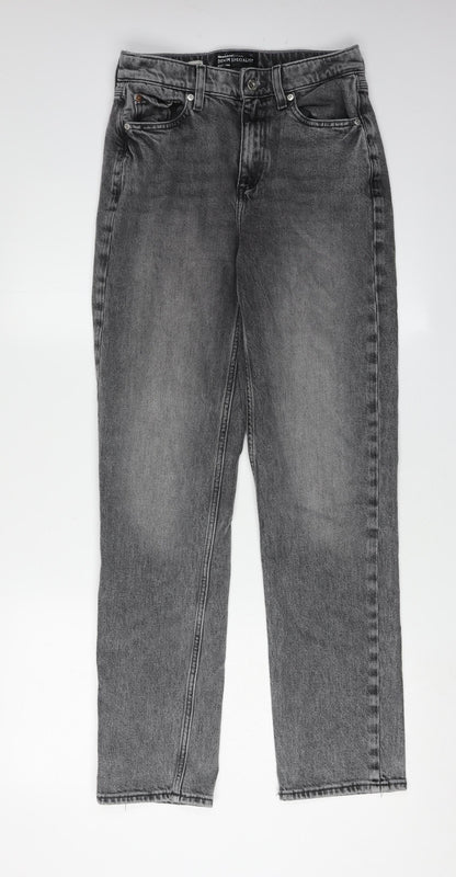 Womens UK Size 4 River Island Regular Fit  Grey Jeans