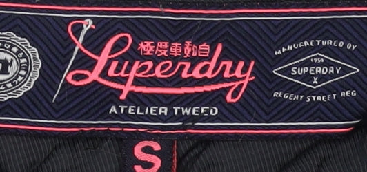 Womens UK Size S Superdry Mini Tweed Skirt