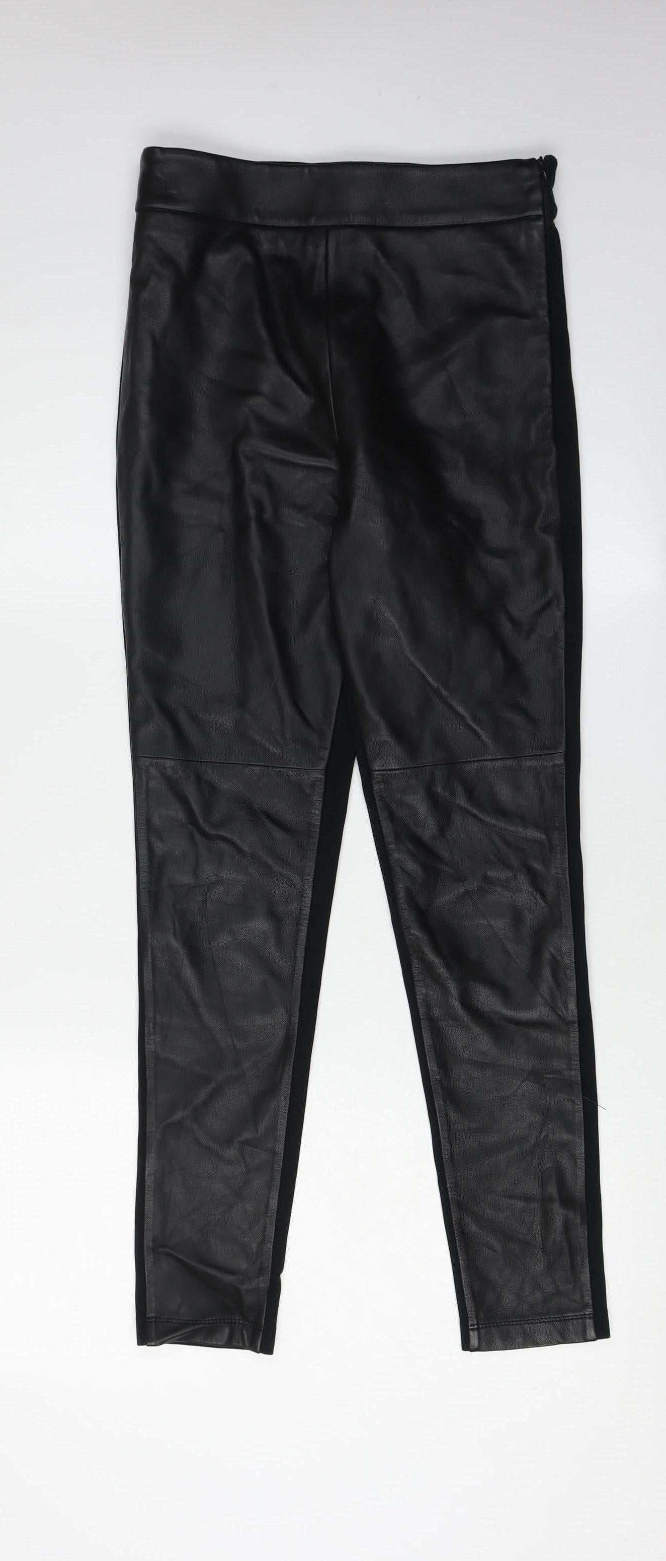 Womens UK Size 8 Marks and Spencer Slim Fit Jegging Black Trousers