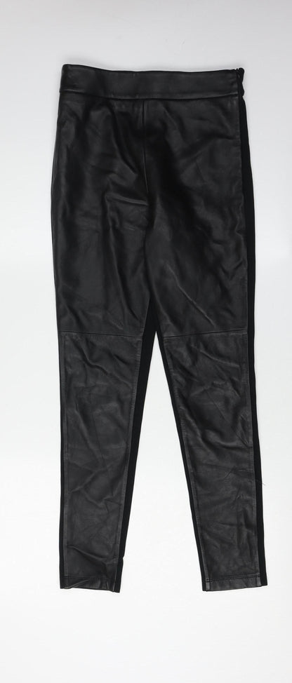 Womens UK Size 8 Marks and Spencer Slim Fit Jegging Black Trousers
