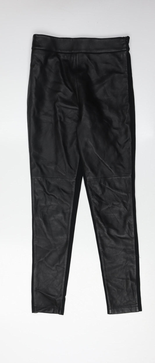 Womens UK Size 8 Marks and Spencer Slim Fit Jegging Black Trousers