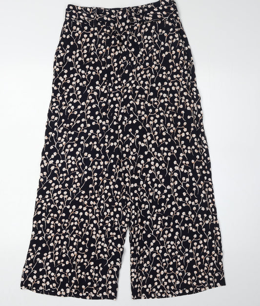 Mint Velvet Women's Multicoloured Floral Trousers Size 8