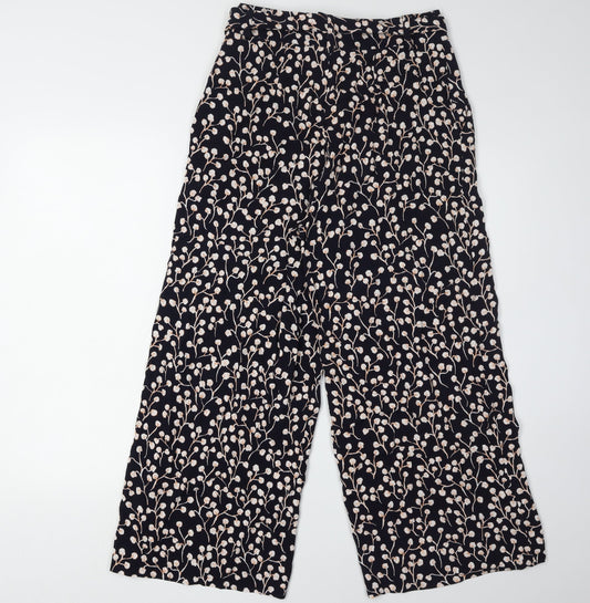 Mint Velvet Women's Multicoloured Floral Trousers Size 8