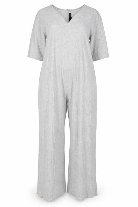 Womens UK Size XL French Connection One-Piece Grey Jumpsuit