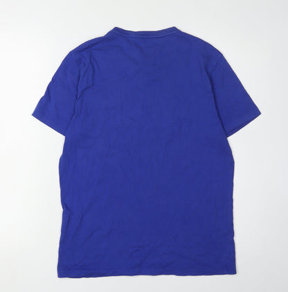 Ralph Lauren Men's Blue Slim Fit Polo T-Shirt M