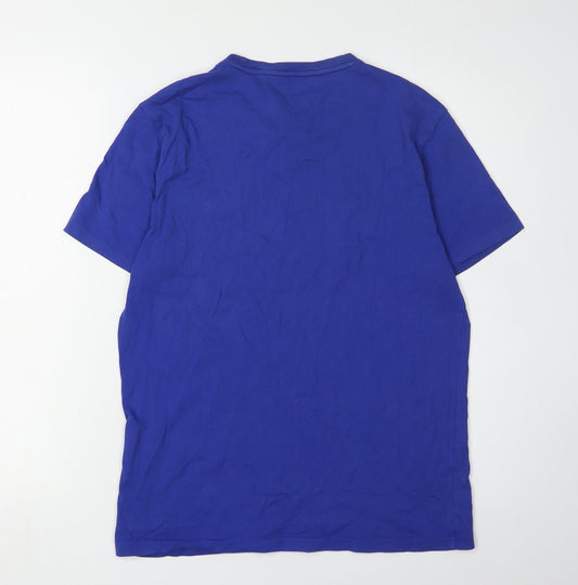 Ralph Lauren Men's Blue Slim Fit Polo T-Shirt M