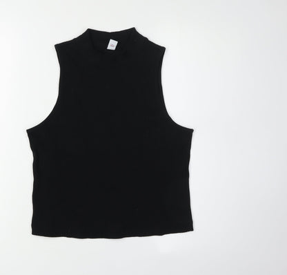 Womens UK Size L Old Navy Black Basic Tank