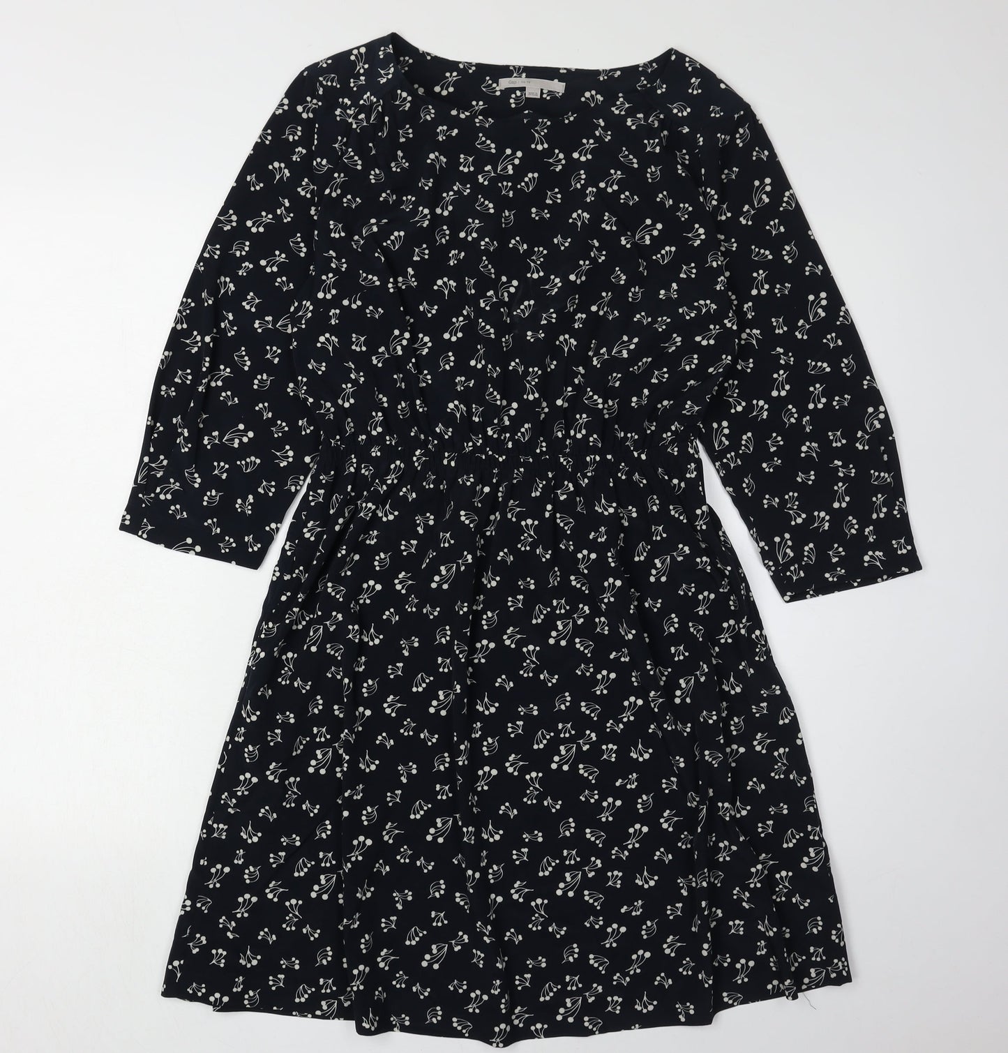 Gap Women's Black Floral Shift Dress XS