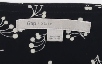 Gap Women's Black Floral Shift Dress XS