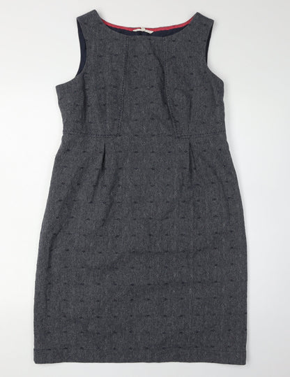 White Stuff Women's Grey Sheath Dress Size 14