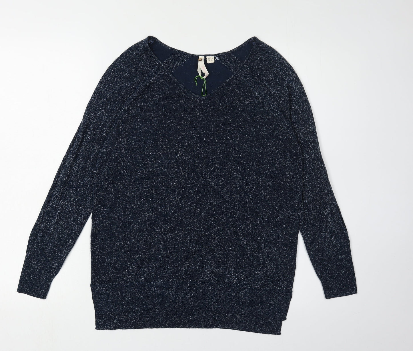Womens UK Size 8 White Stuff Blue Pullover Jumper
