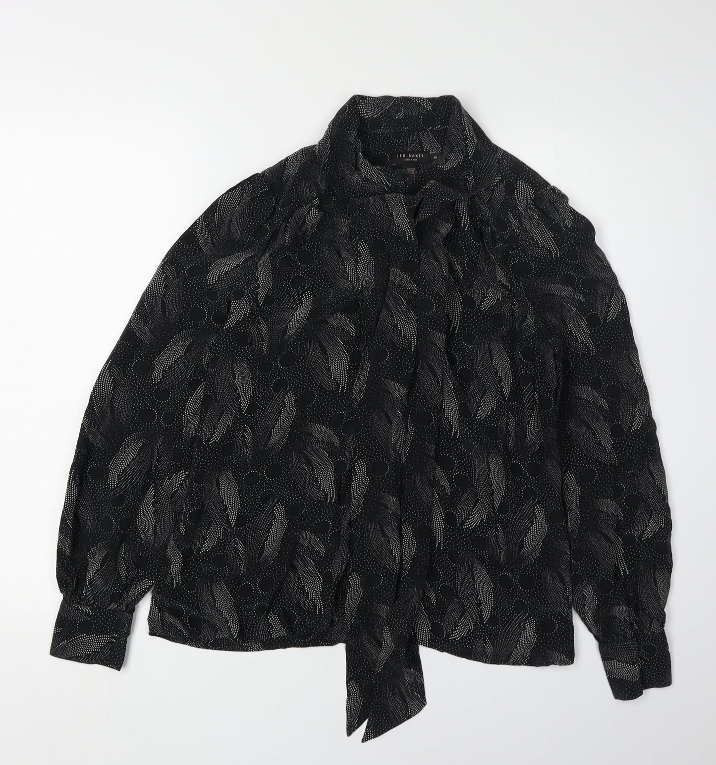 Womens UK Size M Ted Baker Black  Blouse