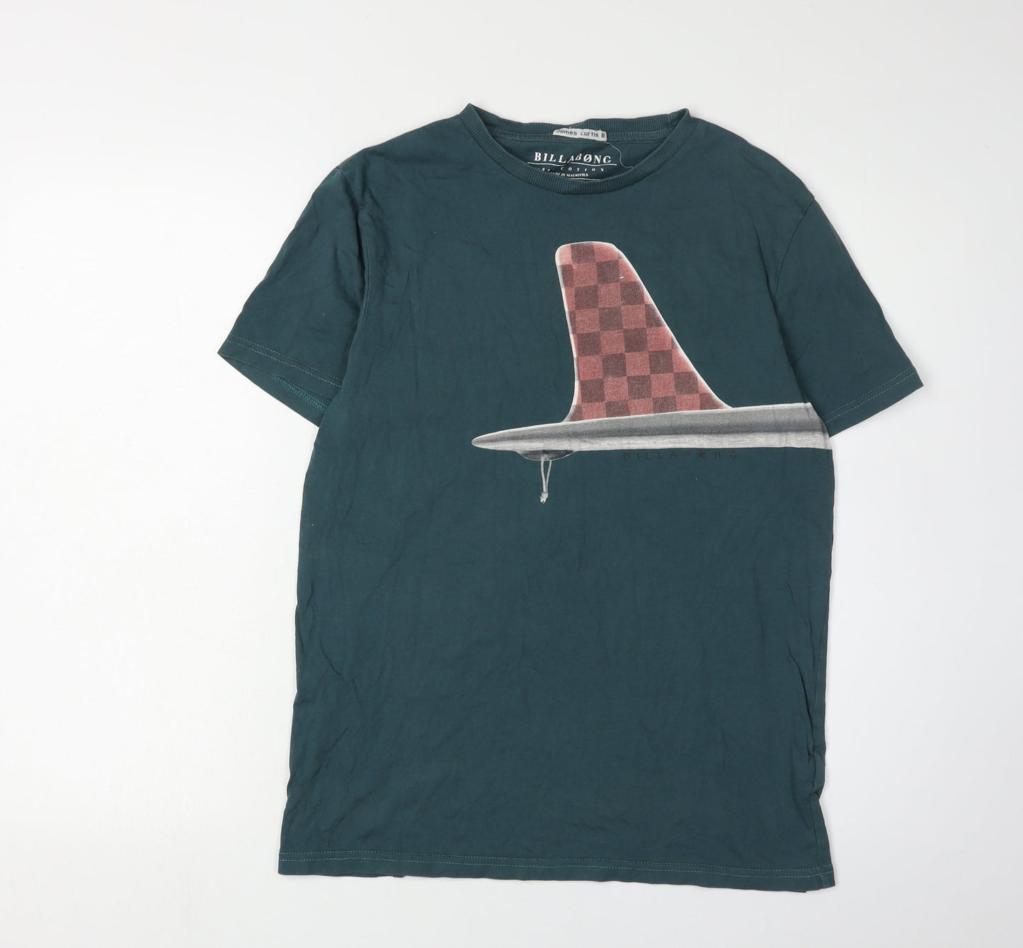 Mens UK Size 16 Billabong Green  T-Shirt