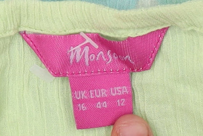 Monsoon Women's Multicoloured Size 16 Tie Dye Dress